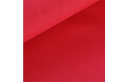Coton uni rouge foncé