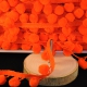 Galon Pompons 20mm orange