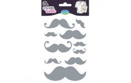 Sticker textile moustaches Aladine
