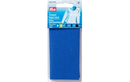 Pièce thermocollante coton 12 x 45 cm bleu moyen