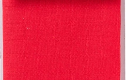 Pièce thermocollante coton 12 x 45 cm rouge