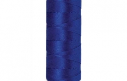 Fil à broder polysheen bleu 200 m coloris 3510