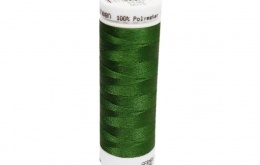 Fil à broder polysheen vert pois 200 m coloris 5633
