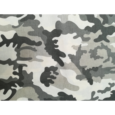 Coton camouflage beige