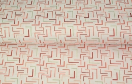 Coton géométrique rose Stenzo