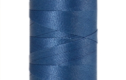 Fil à broder polysheen bleu 200 m coloris 3810