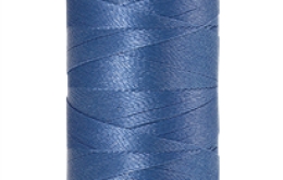 Fil à broder polysheen bleu 200 m coloris 3631