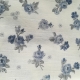 Coton roses bleus