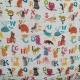 Coton alphabet des animaux
