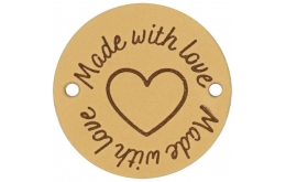 Label Handmade With Love rond