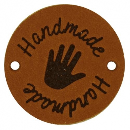 Label Handmade rond