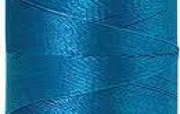 Fil à broder polysheen bleu 200 m coloris 3906