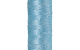 Fil à broder polysheen bleu 200 m coloris 3962