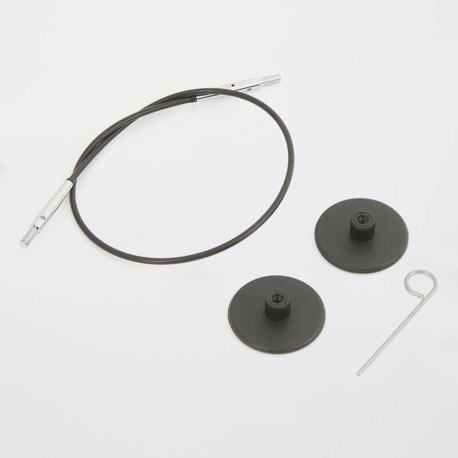 Cable Knitpro avec connecteur noir